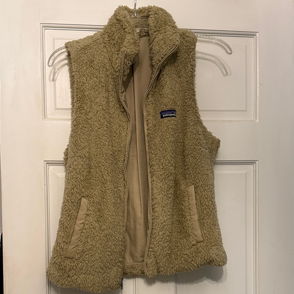 Patagonia Tan Fleece Vest